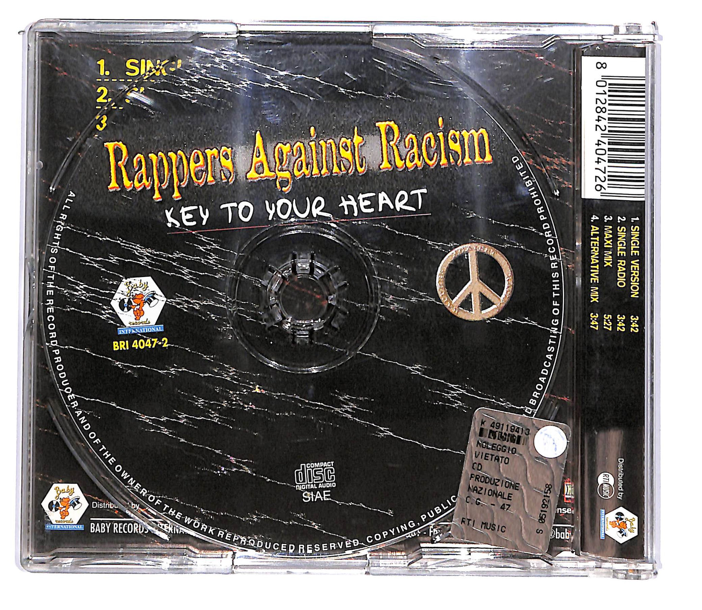 EBOND Rappers Against Racism - Key To Your Heart CD CD103159