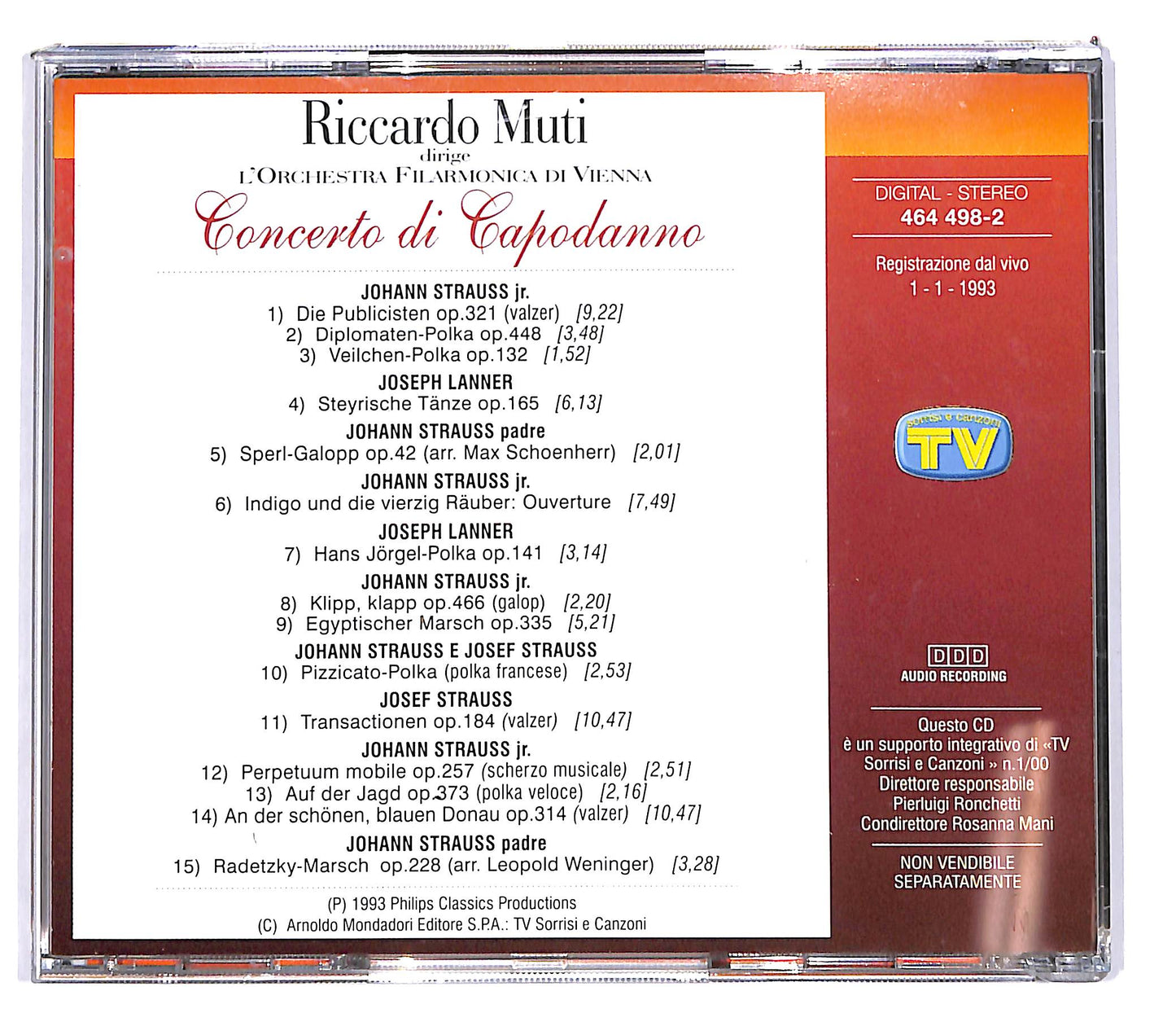EBOND Riccardo Muti - Concerto di Capodanno CD CD103161