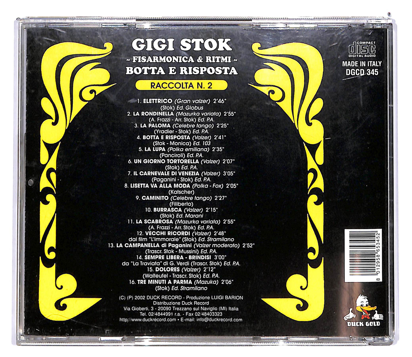 EBOND Gigi Stok - Fisarmonica e ritmi - botta e risposta CD CD103163