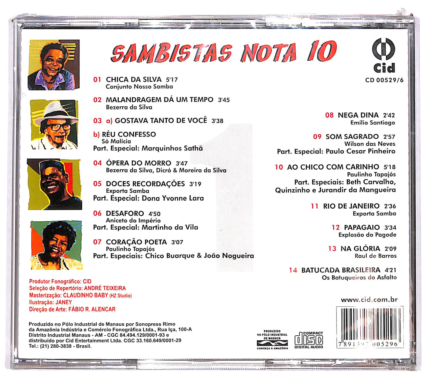 EBOND Various - Sambistas Nota 10 Vol. 1 CD CD103214