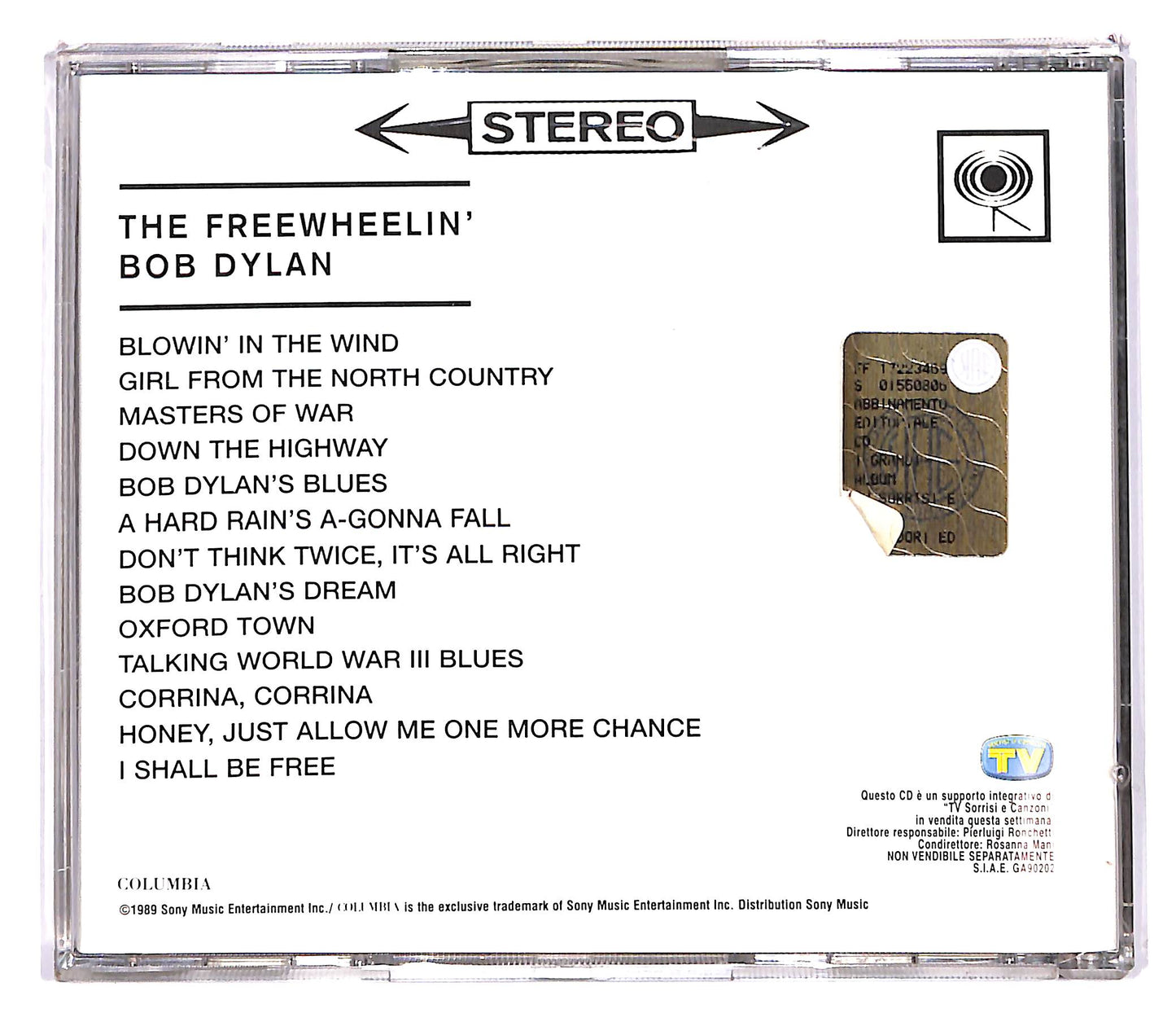 EBOND Bob Dylan - The Freewheelin' Bob Dylan CD CD103254