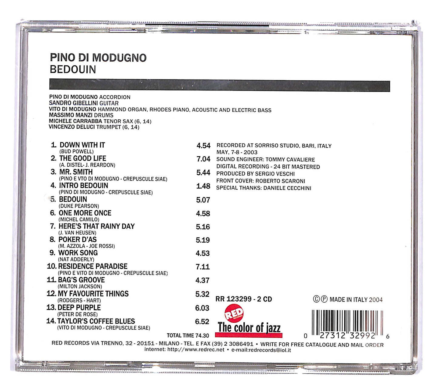 EBOND Pino Di Modugno - Bedouin CD CD103302