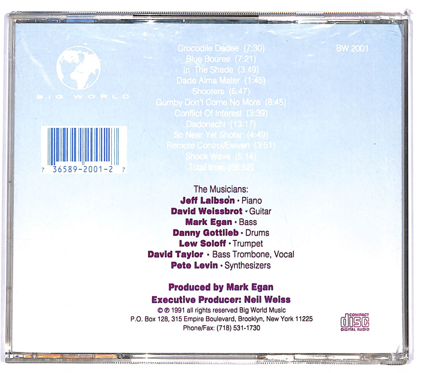 EBOND Dade - In The Shade CD CD103311