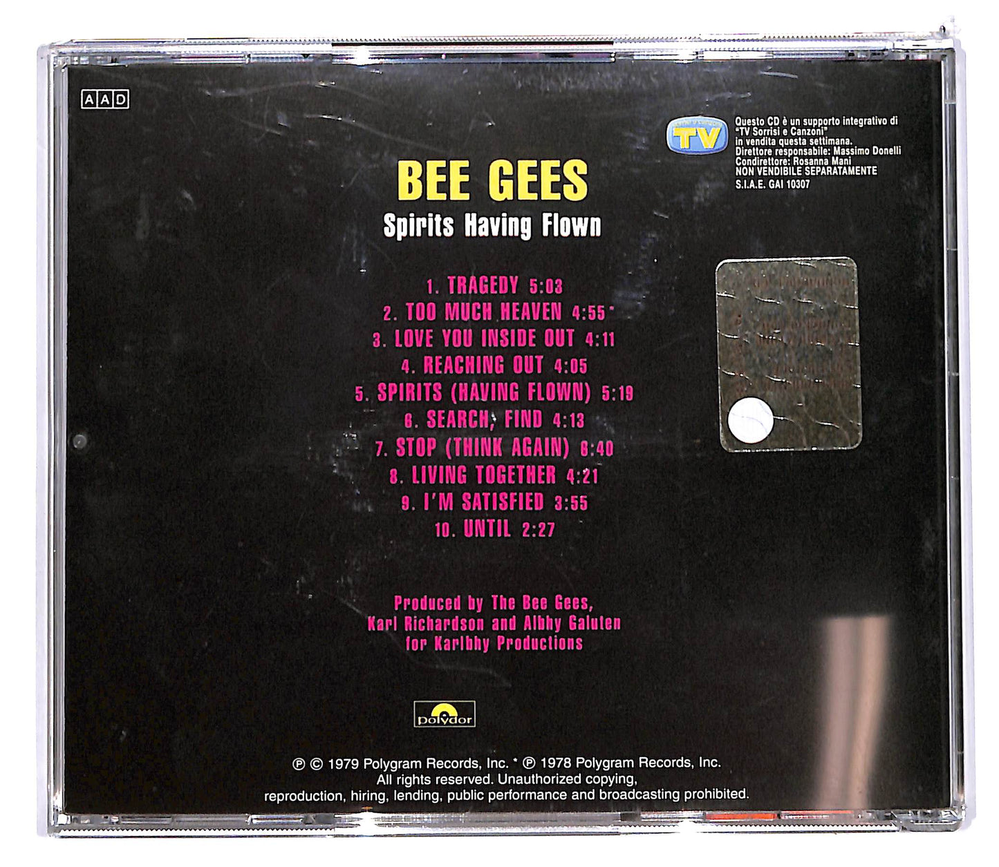 EBOND Bee Gees - Spirits Having Flown CD CD103320