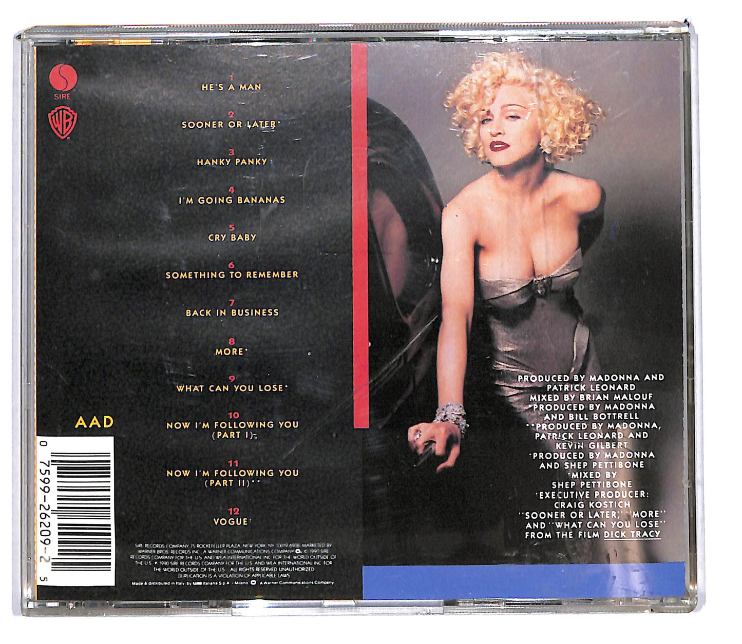 EBOND Madonna - I'm Breathless CD CD103403