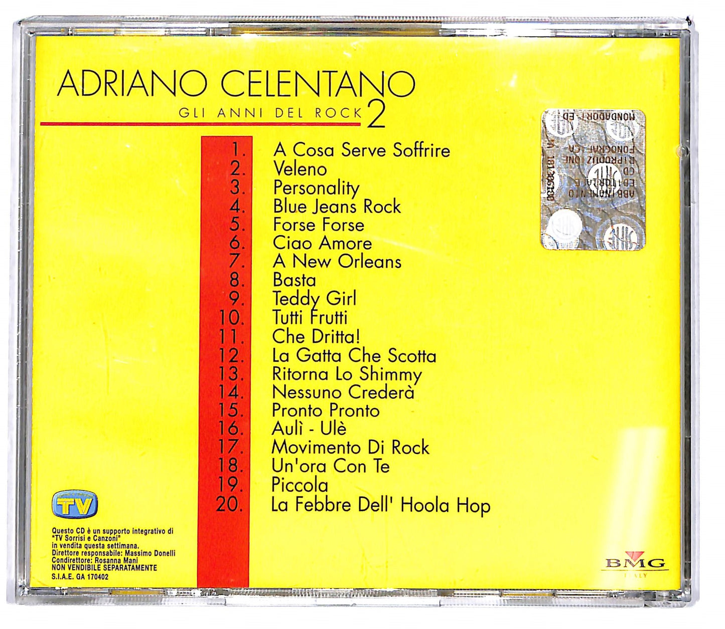 EBOND Adriano Celentano - Gli Anni Del Rock 2 EDITORIALE CD CD103421