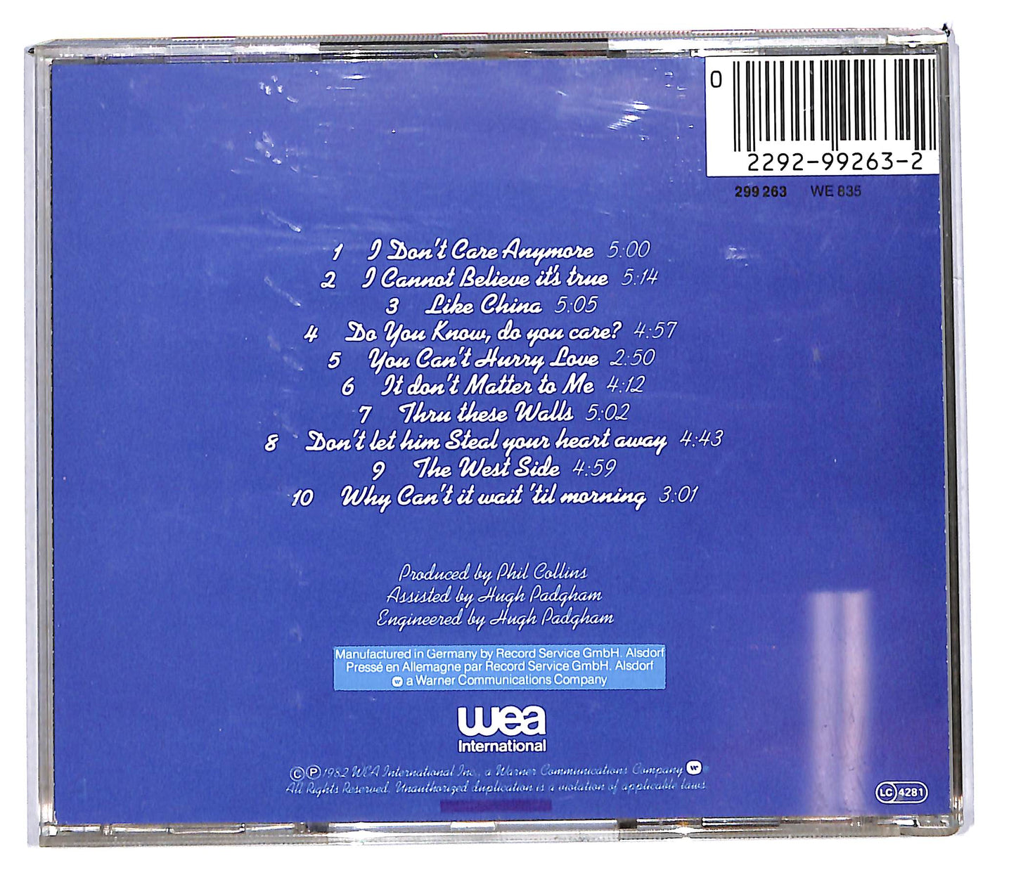 EBOND Phil Collins - Hello, I Must Be Going! CD CD103425