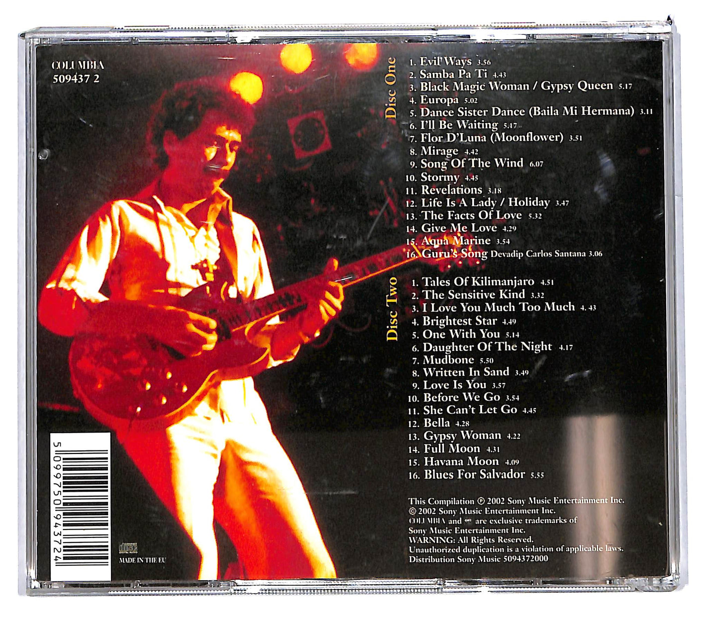 EBOND Santana - Sunrise - 32 Of Santana's Smoothest Tracks CD CD103439