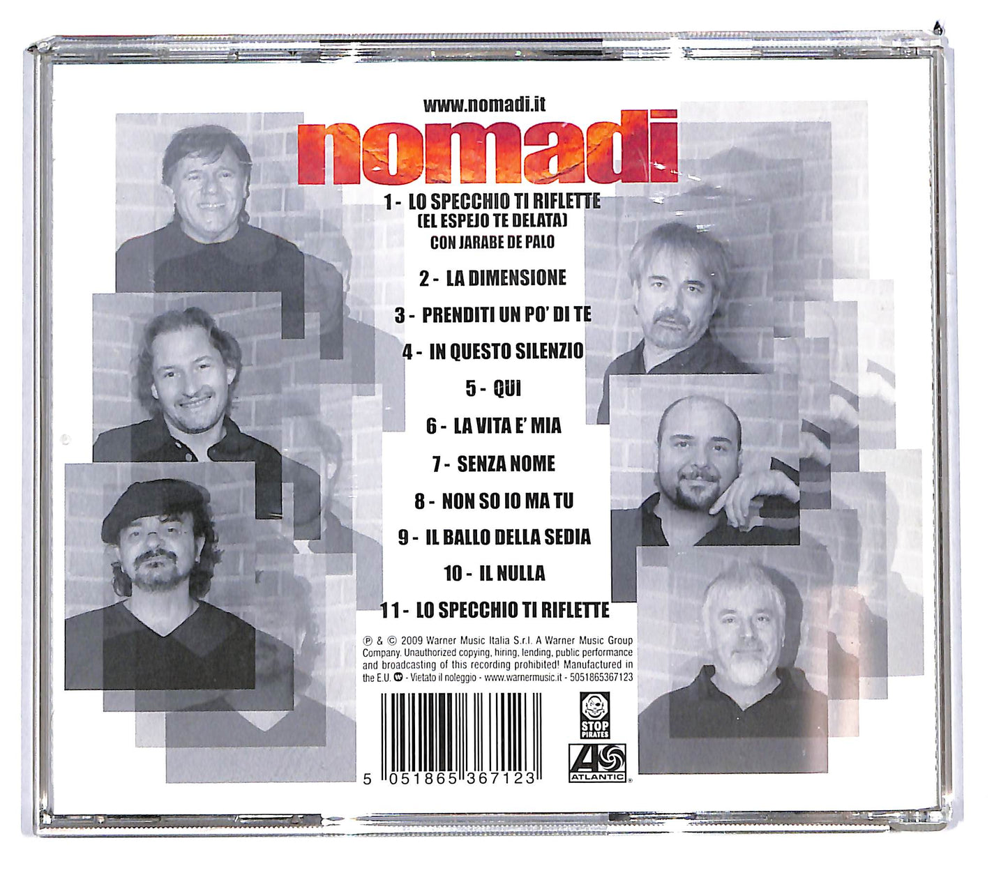 EBOND Nomadi - Allo Specchio CD CD103445