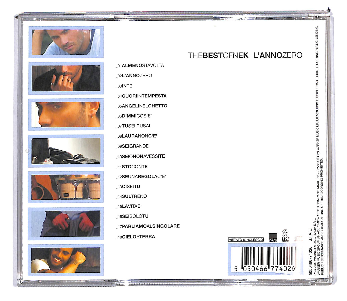 EBOND Nek - The Best Of Nek: L'anno Zero CD CD103504