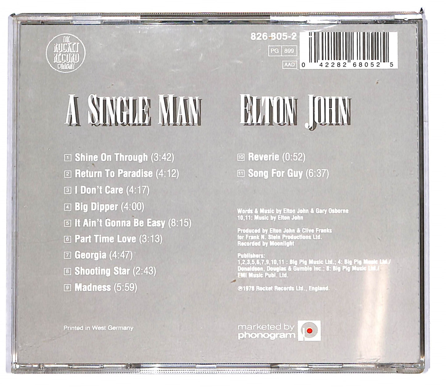 EBOND Elton John - A Single Man CD CD103541