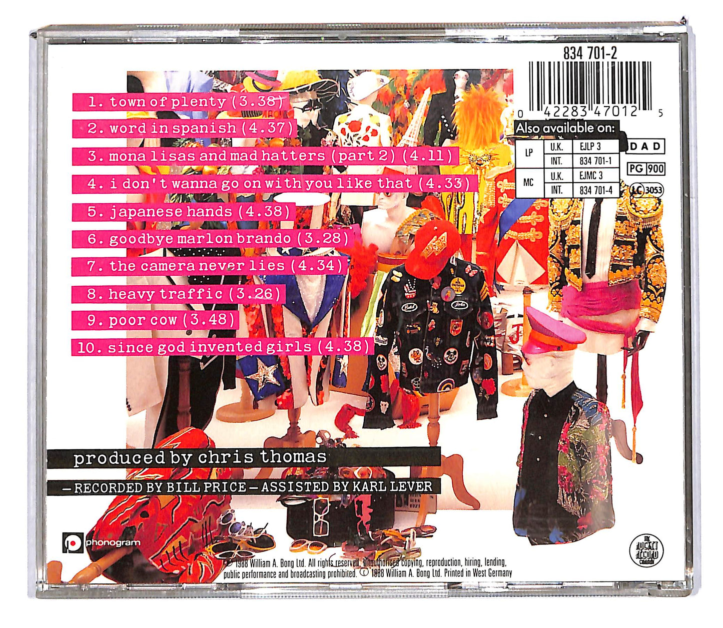 EBOND Elton John - Reg Strikes Back CD CD103559