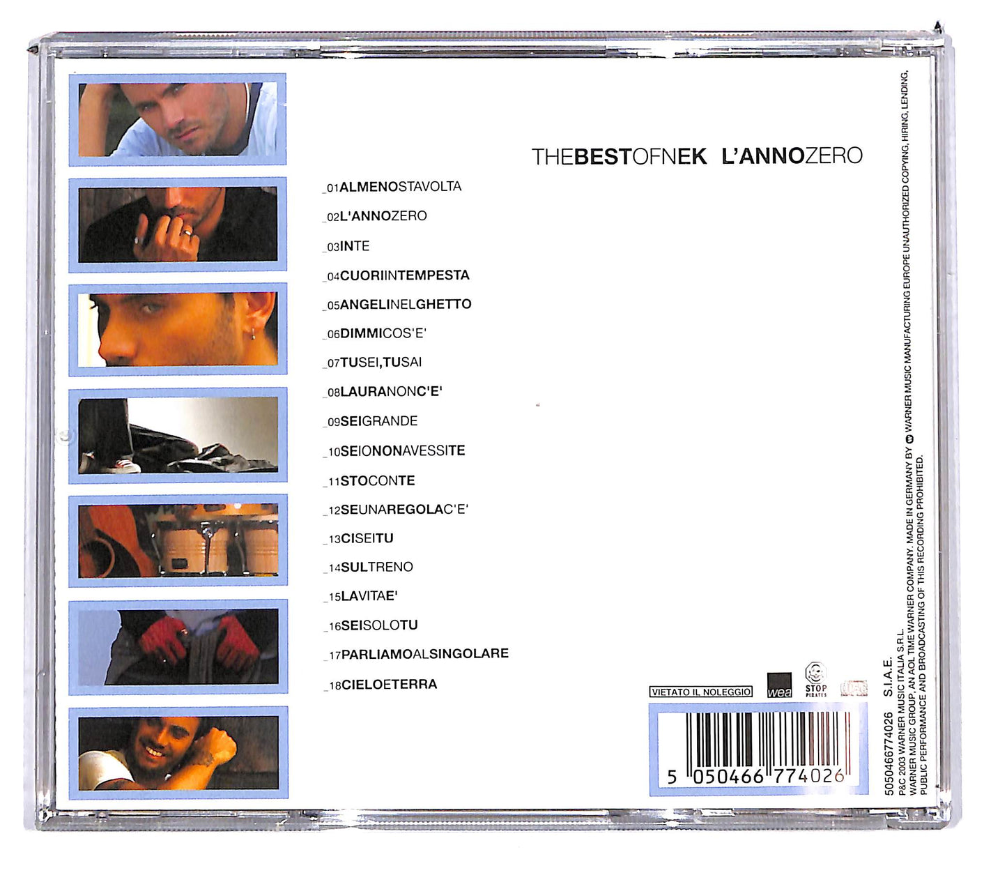 EBOND Nek - The Best Of Nek: L'anno Zero CD CD103602