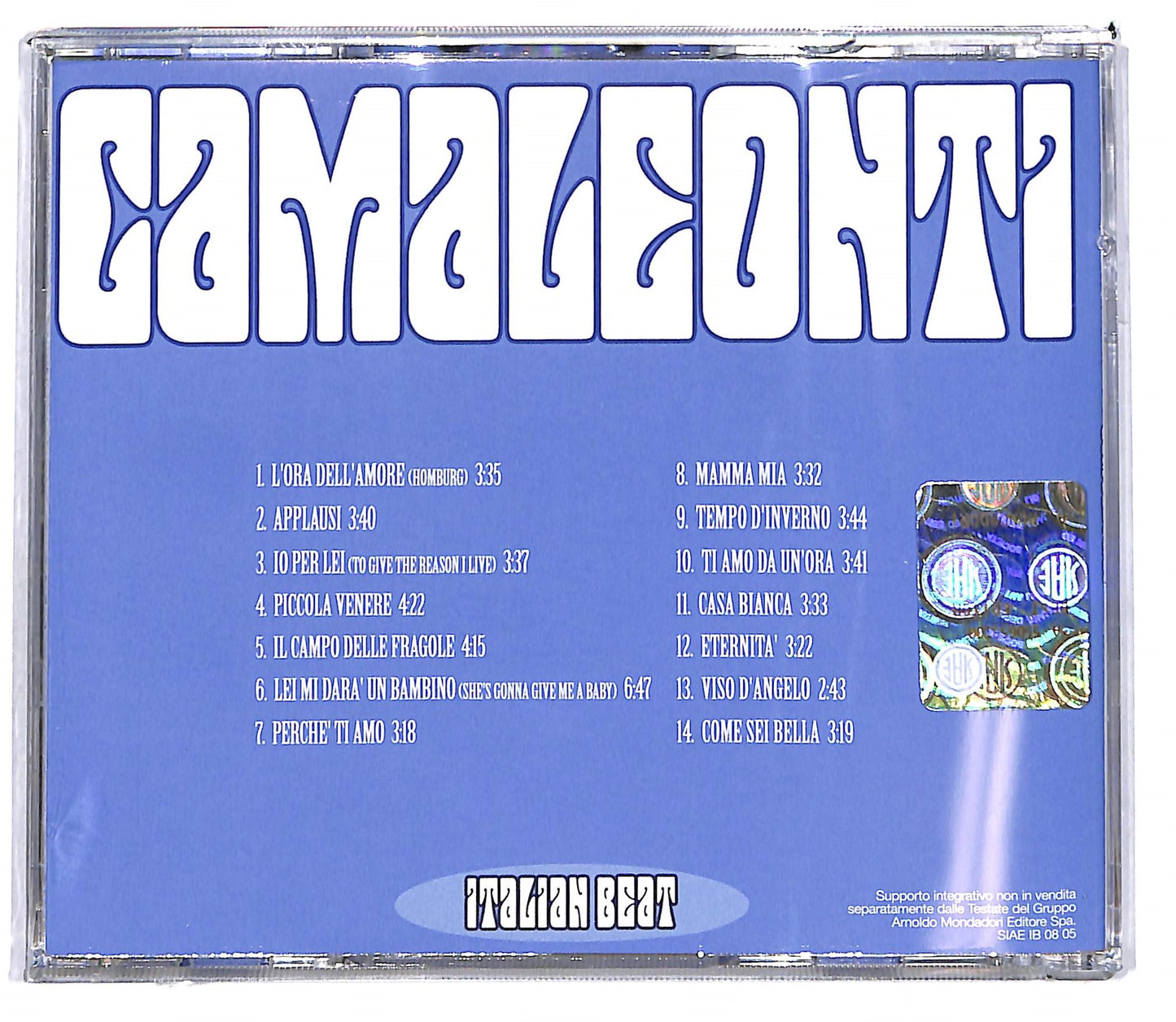 EBOND I Camaleonti - Italian Beat EDITORIALE CD CD103617