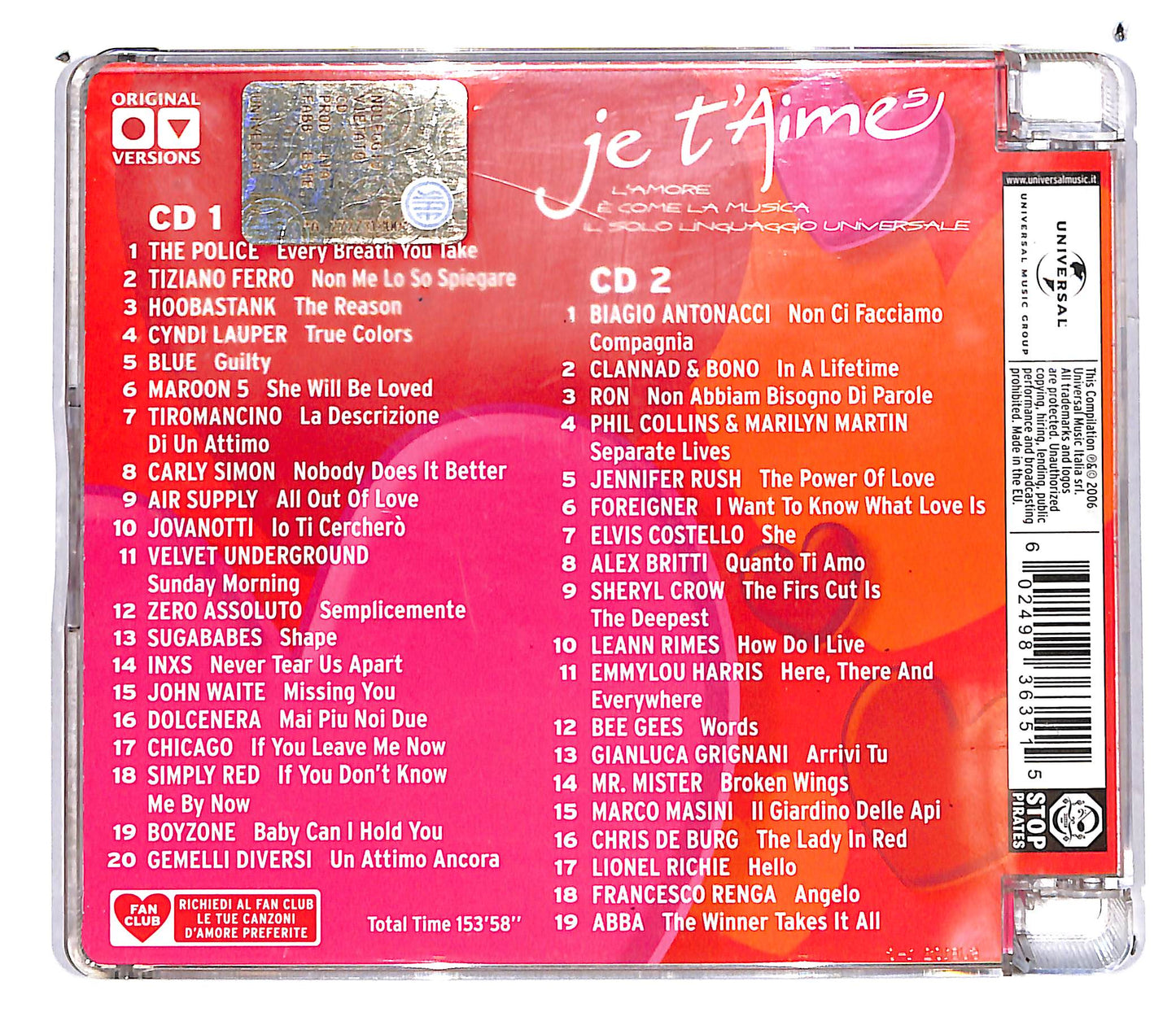 EBOND Various - Je T'Aime SJB CD CD103637