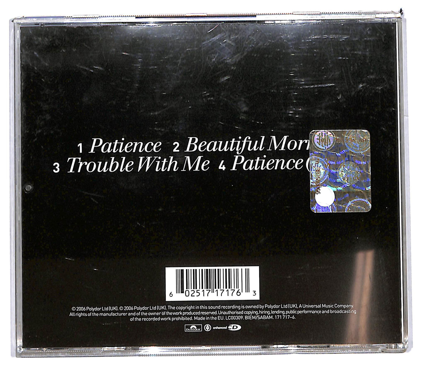 EBOND Take That - Patience CD CD103651