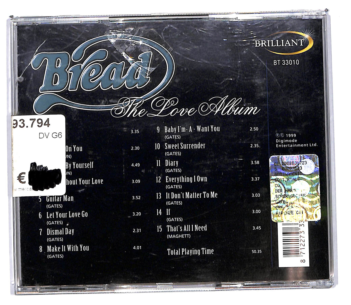 EBOND Bread - The Love Album CD CD103744