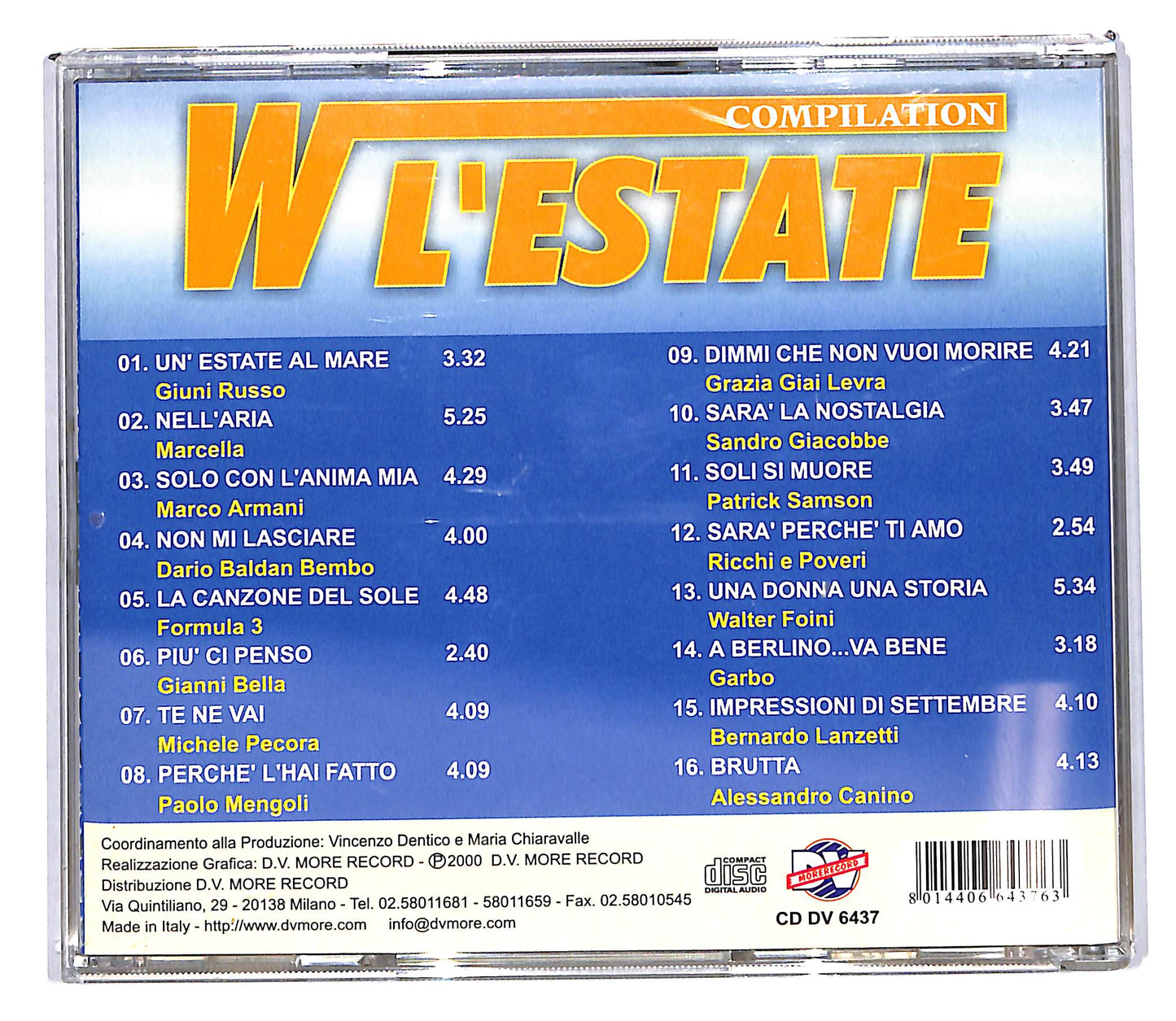 EBOND Various - Compilation w l'estate CD CD103747