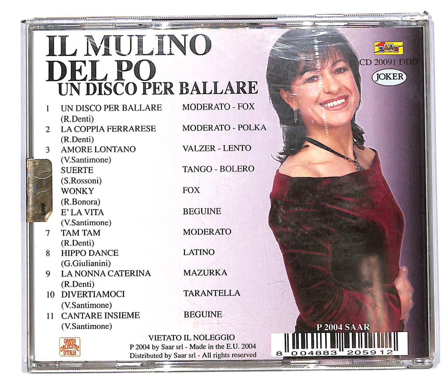 EBOND Il Mulino del Po - un disco per ballare CD CD103755