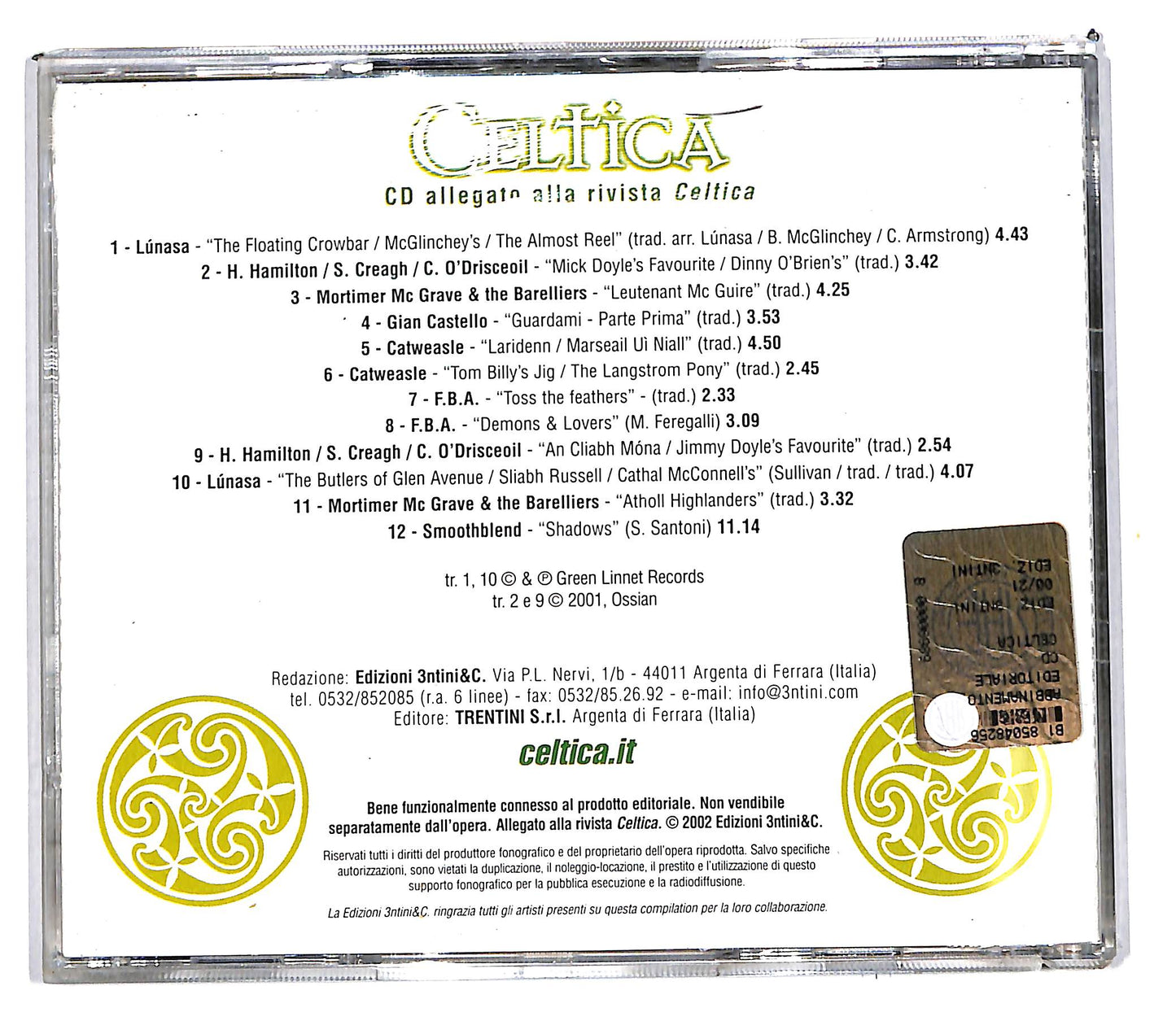 EBOND Various - Celtica Volume 21 EDITORIALE CD CD103812