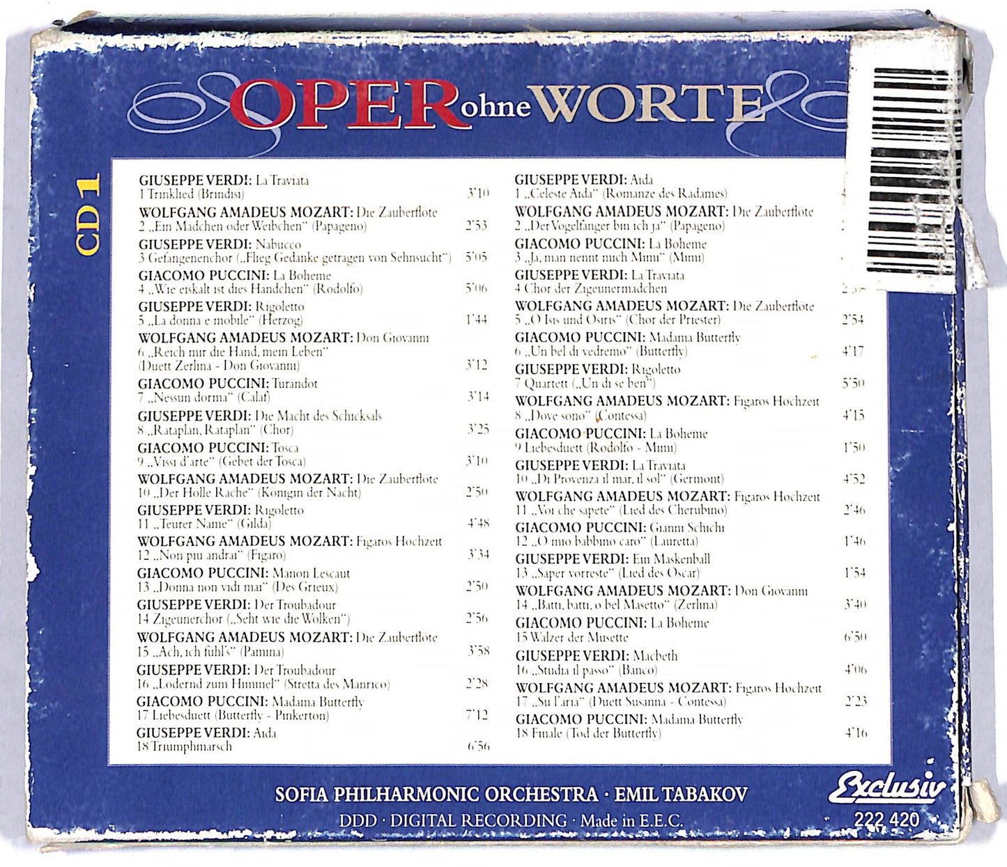 EBOND Oper Ohne Worte (2 dischi) CD CD103818