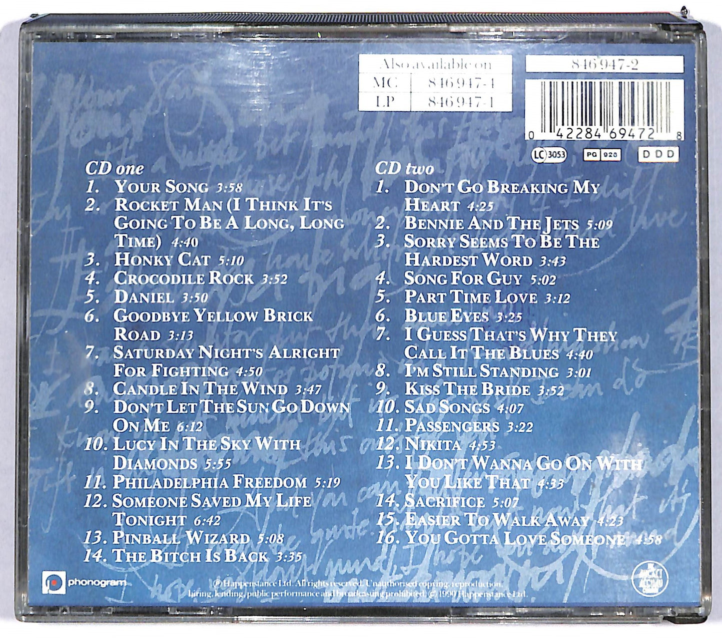 EBOND Elton John - The Very Best Of Elton John CD CD103833