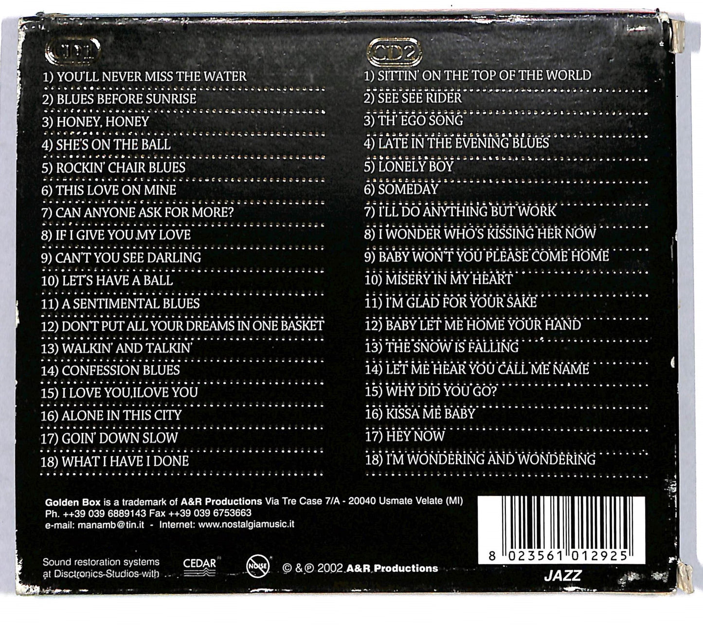 EBOND Ray Charles - Only Original Hits (2 dischi) CD CD103934