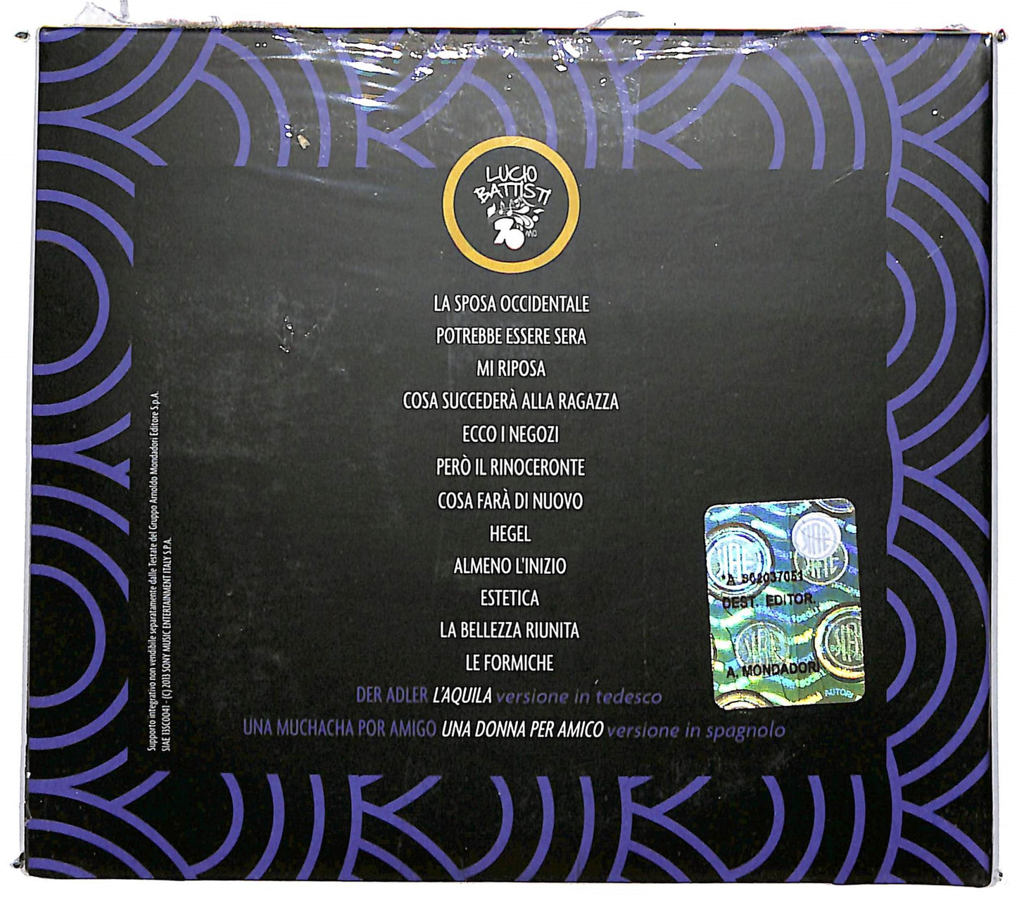 EBOND Lucio Battisti - Note E Non Note - Volume 8 CD CD103939