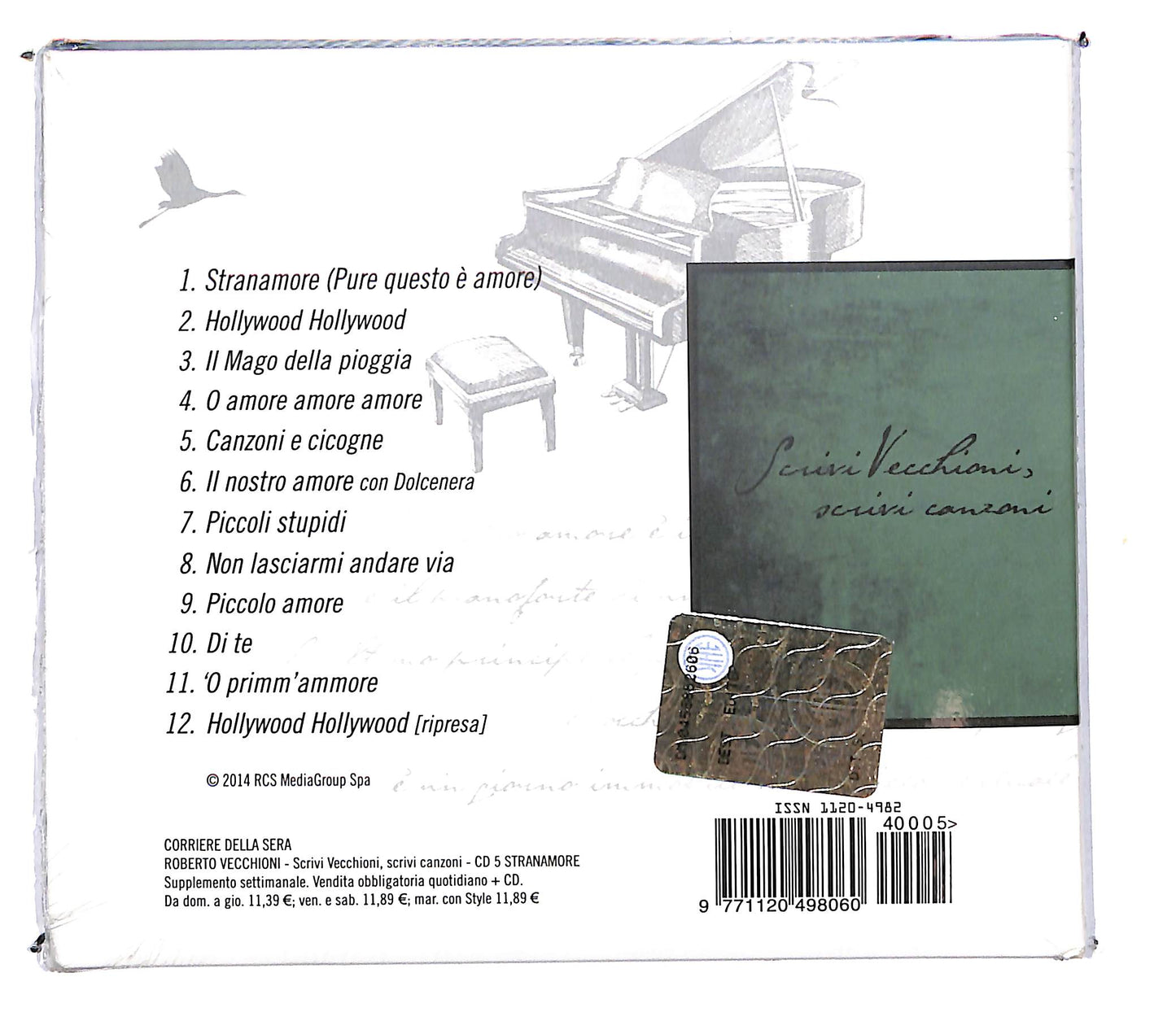 EBOND Roberto Vecchioni - Stranamore n.5 EDITORIALE CD CD103948