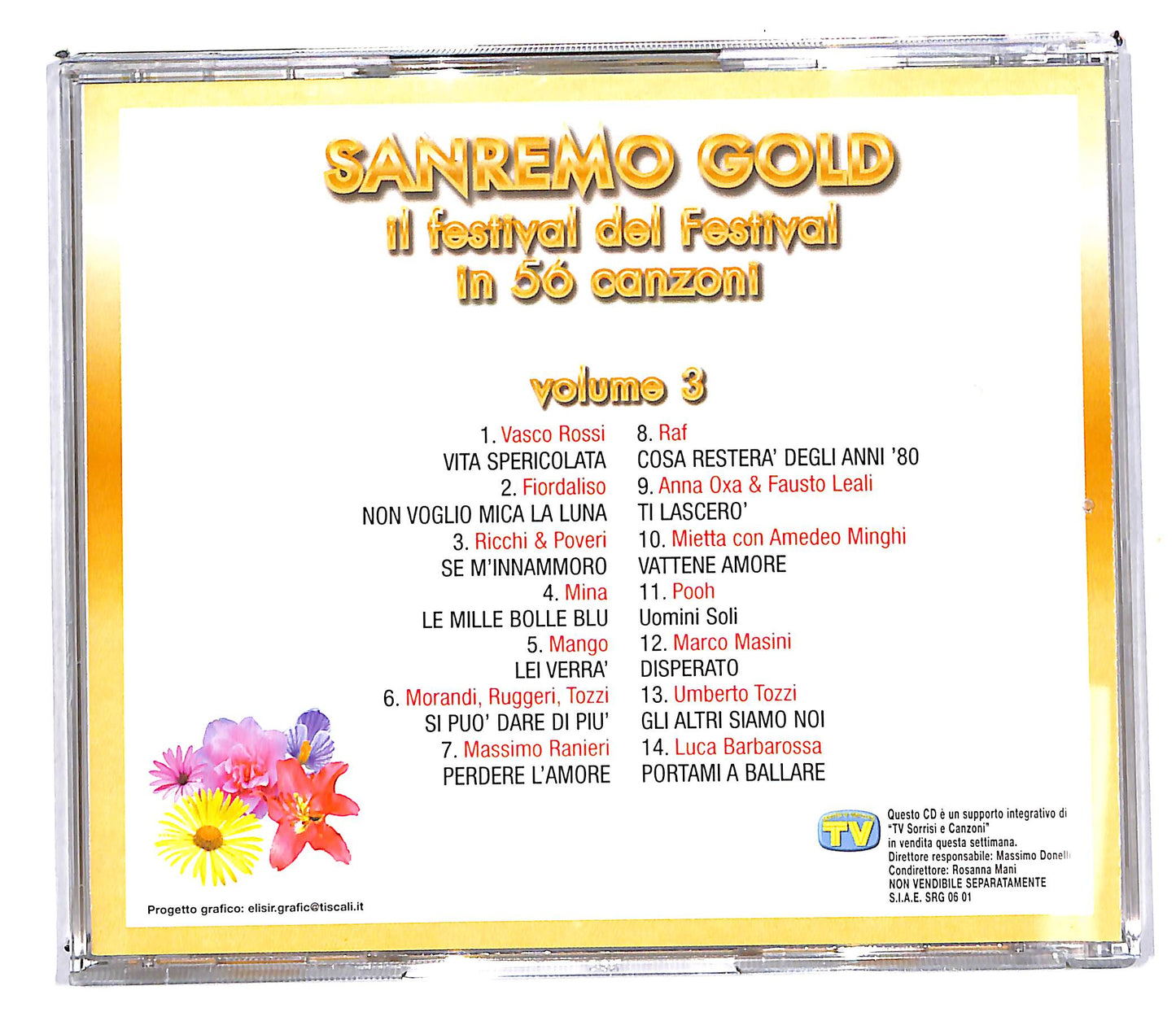 EBOND Various - Sanremo Gold volume 3 EDITORIALE CD CD103963