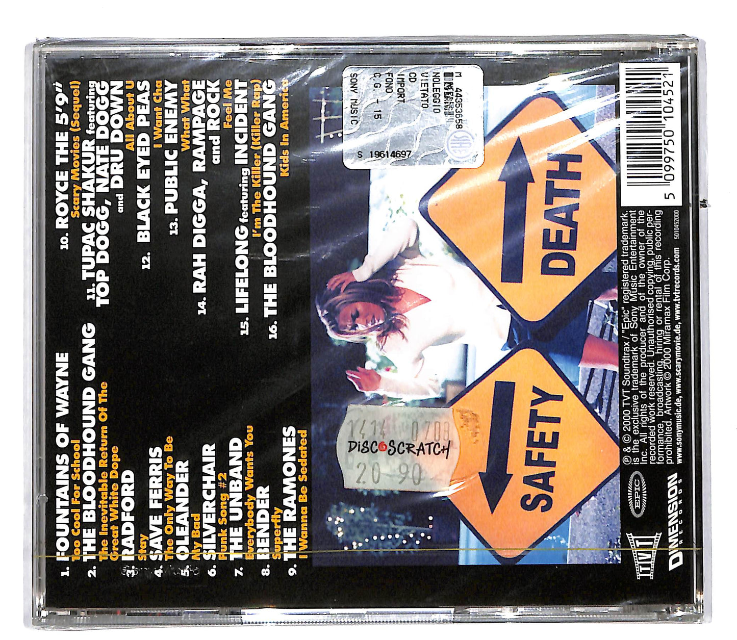 EBOND Various - Scary Movie: Music That Inspired The Soundtrack? CD CD104004