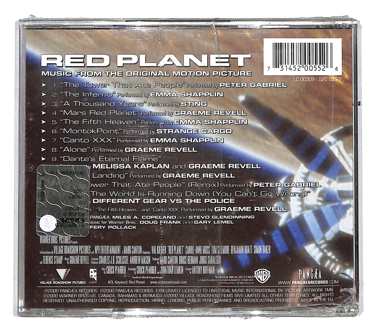 EBOND Various - Red Planet (Music From The Original Motion Picture) CD CD104010
