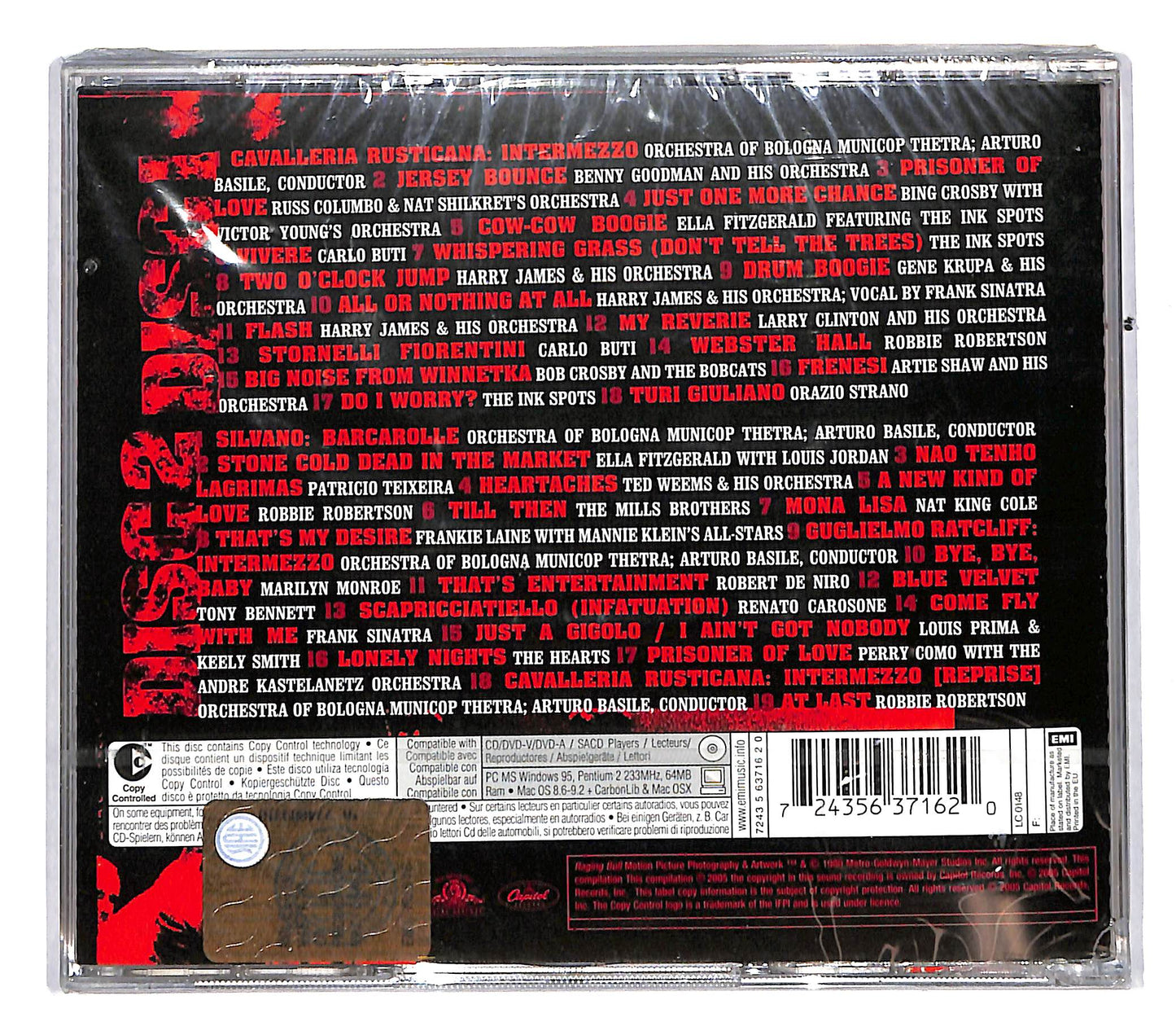 EBOND Various - Raging Bull - Soundtrack ( 2dischi) CD CD104014