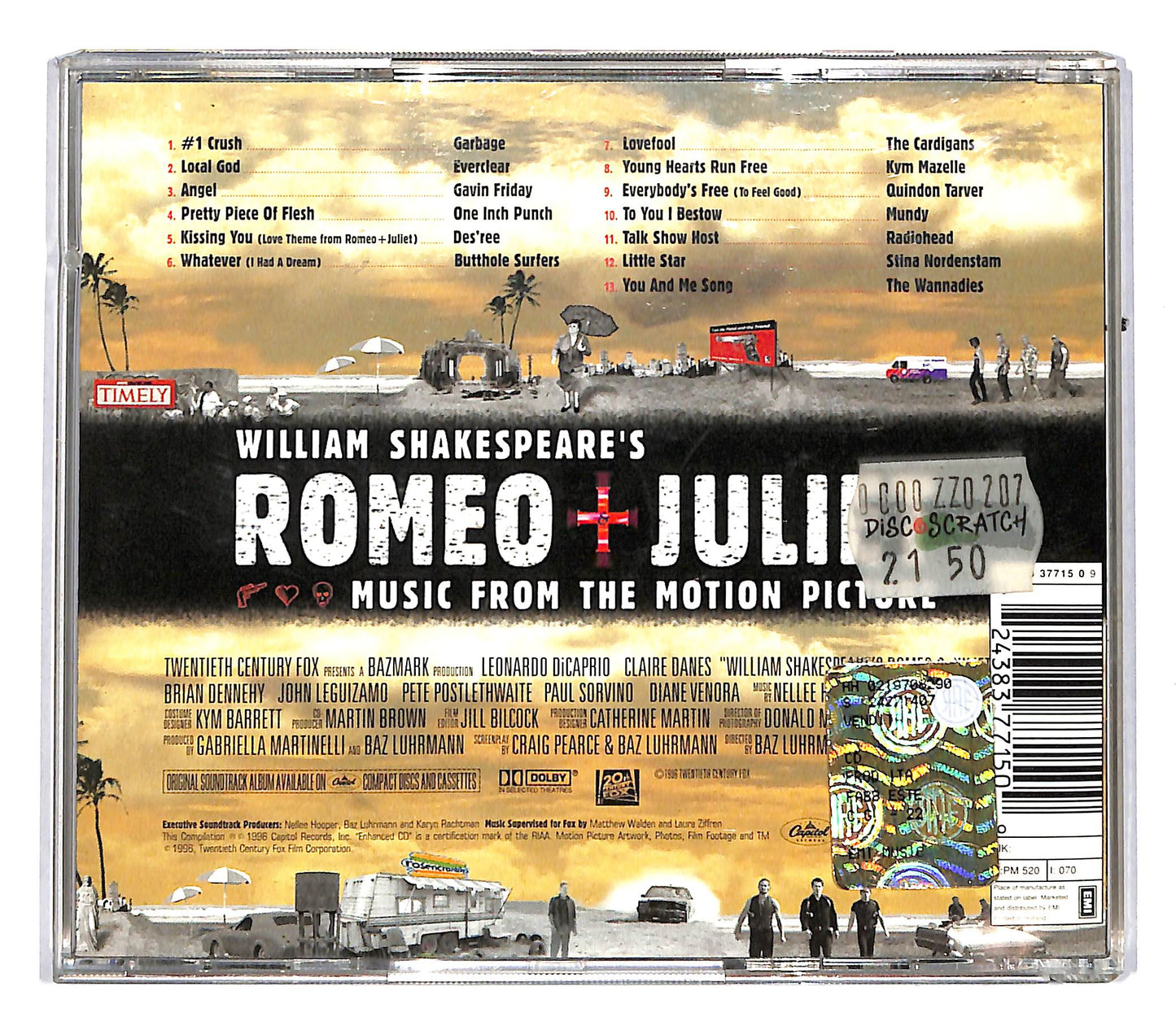 EBOND Various - William Shakespeare's Romeo + Juliet CD CD104020