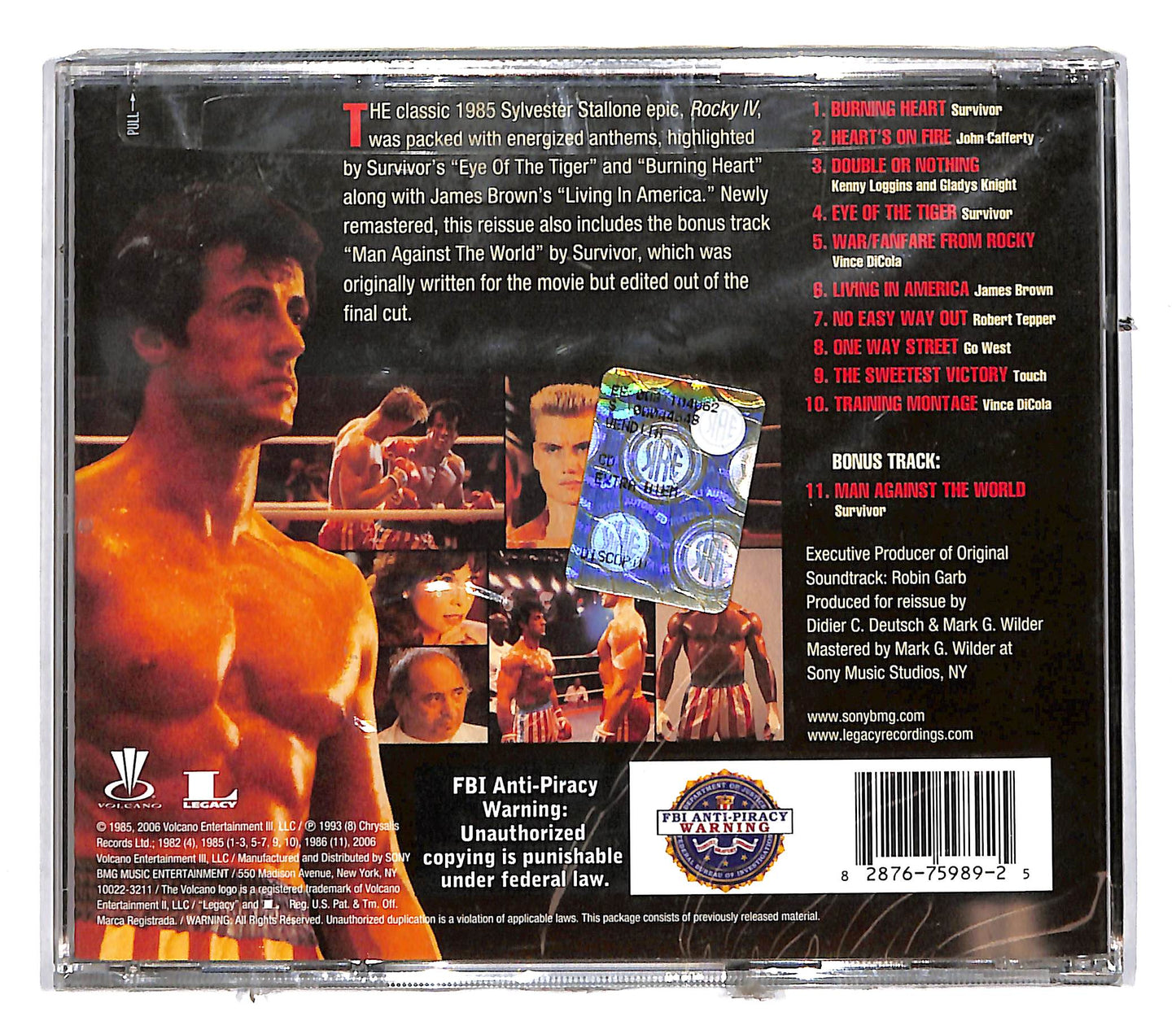 EBOND Various - Rocky IV Soundtrack CD CD104021