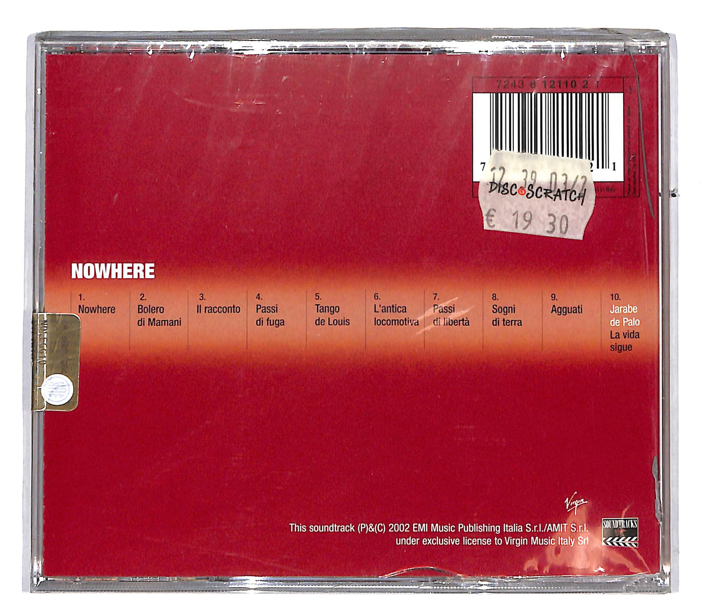 EBOND Nicola Piovani - Nowhere CD CD104029