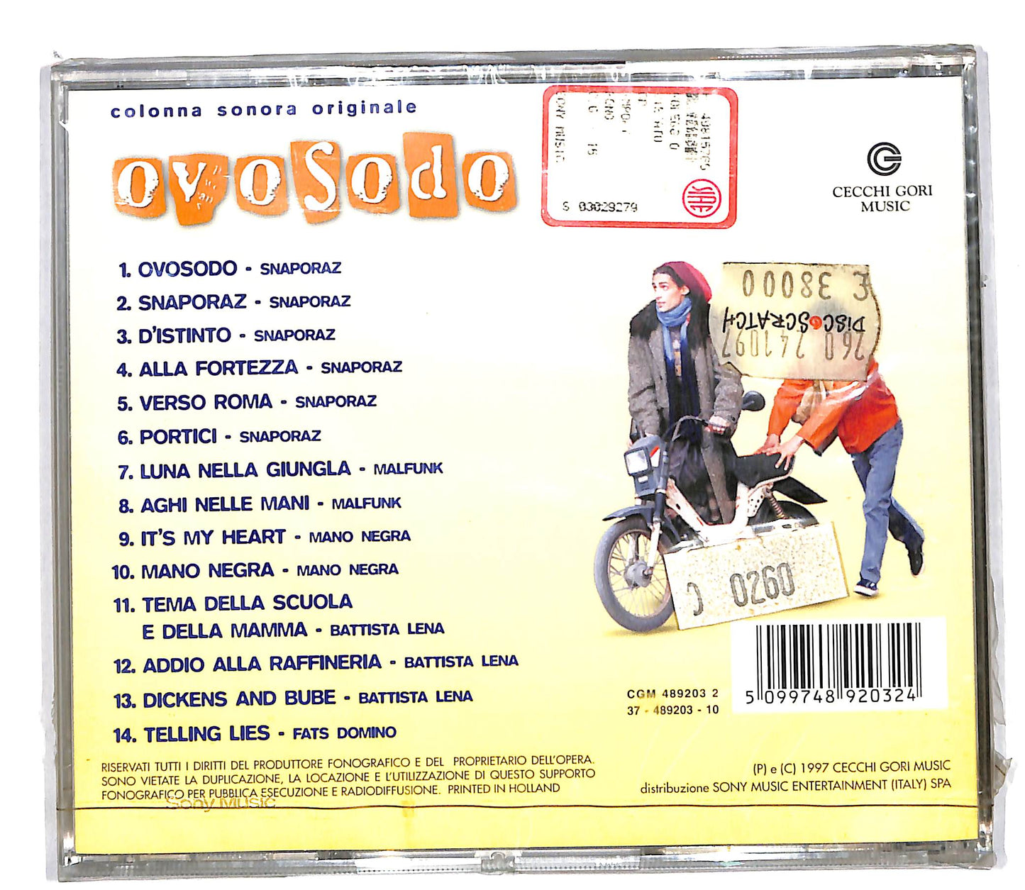 EBOND Various - Ovosodo CD CD104034