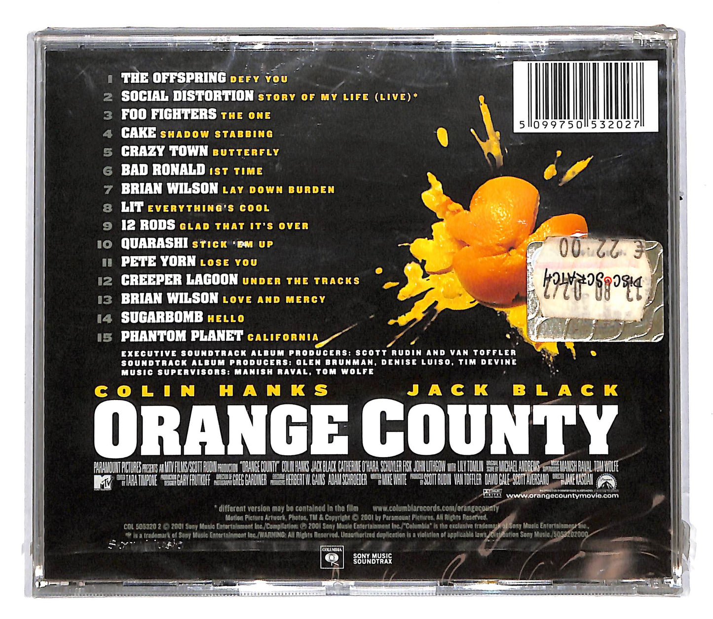 EBOND Various - Orange County: (The Soundtrack) CD CD104037