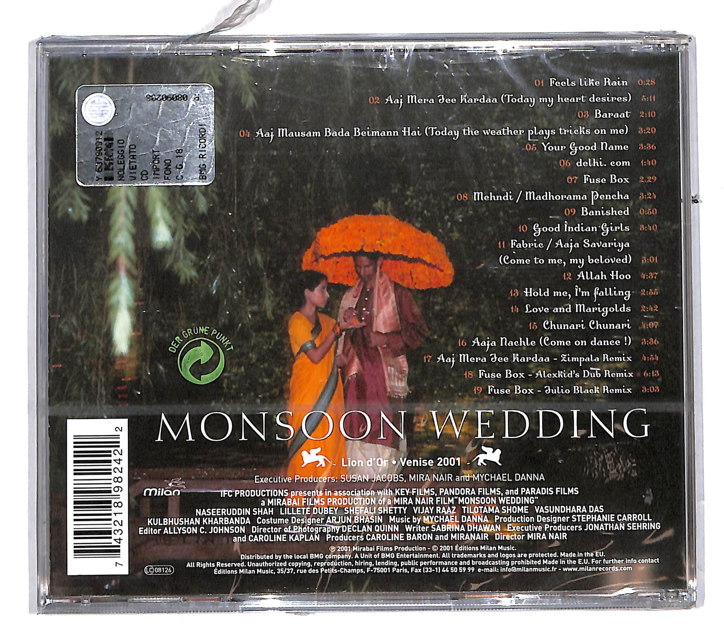 EBOND Mychael Danna - Monsoon Wedding CD CD104052