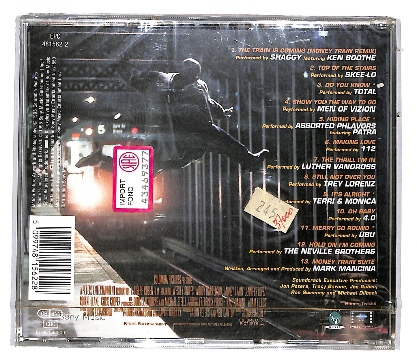 EBOND Various - Money Train (Music From The Motion Picture) CD CD104053