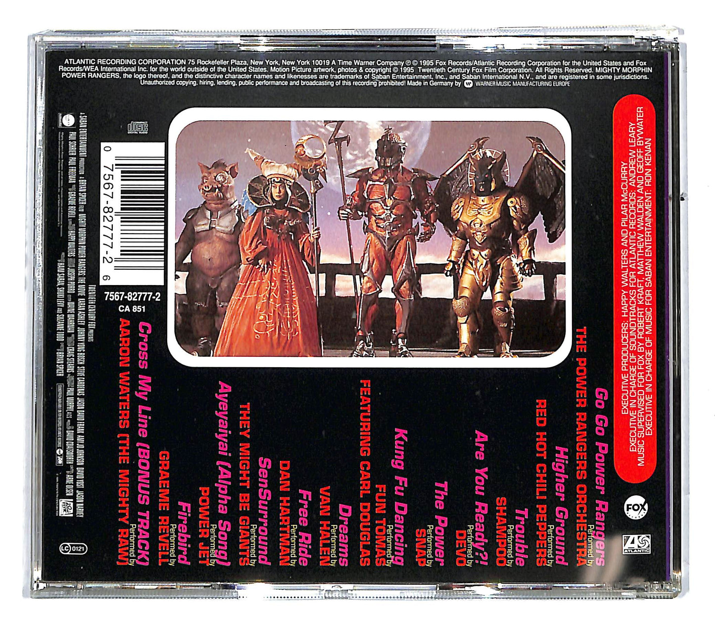 EBOND Various - Mighty Morphin Power Rangers: The Movie CD CD104108