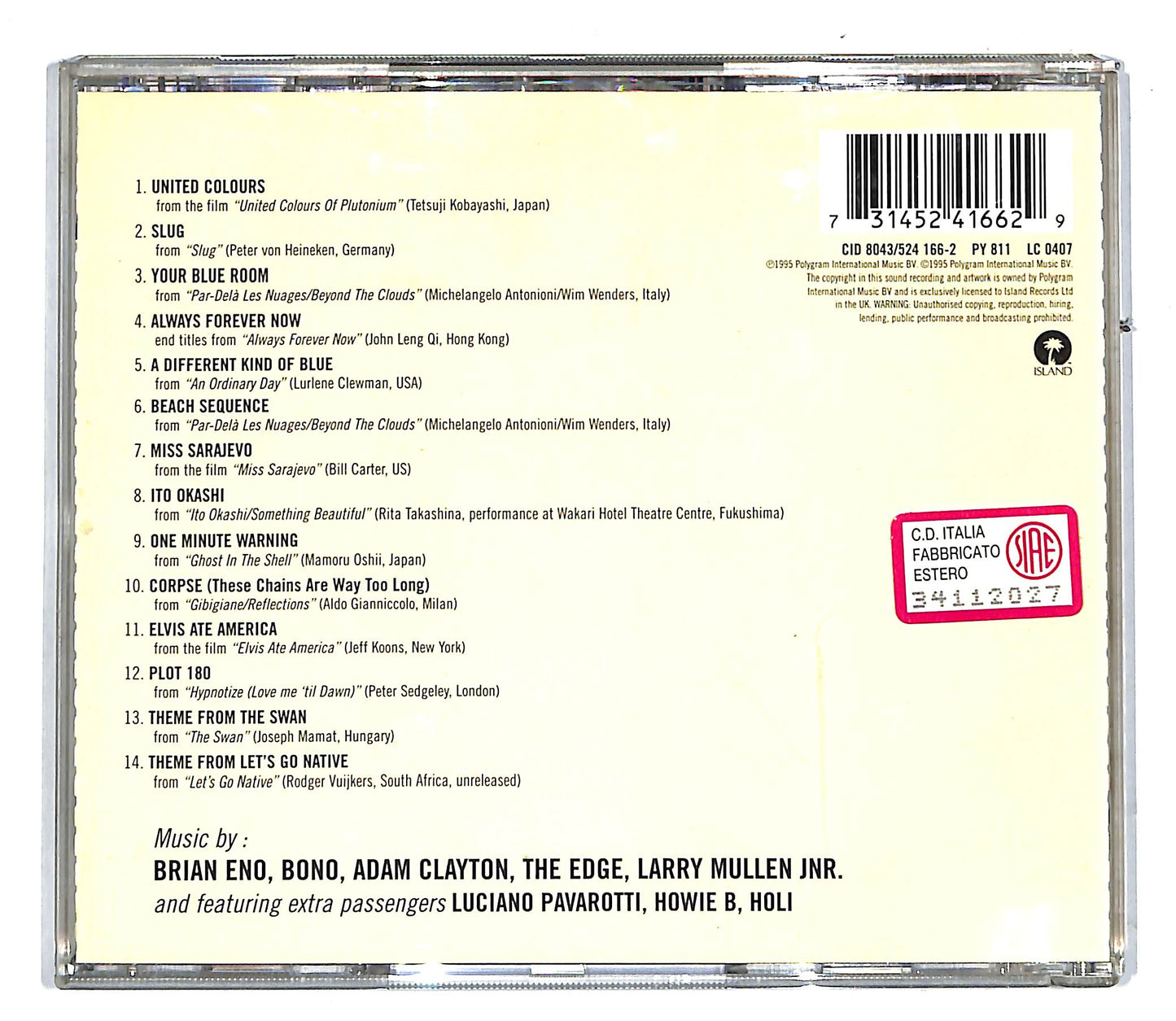 EBOND Passengers - Original Soundtracks 1 CD CD104116