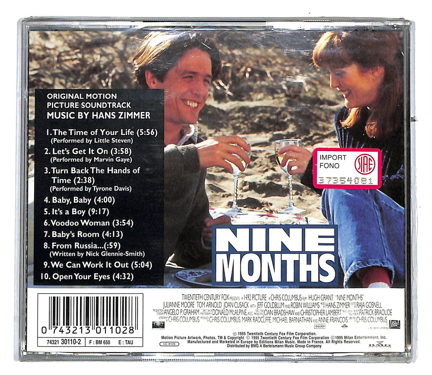 EBOND Hans Zimmer - Nine Months (Original Motion Picture Soundtrack) CD CD104123