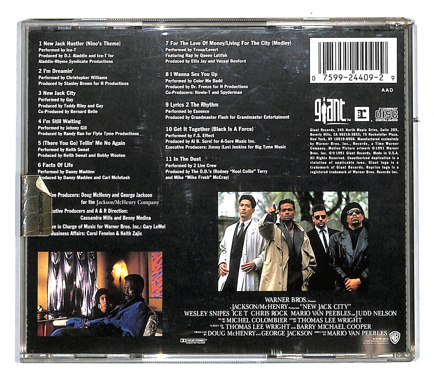 EBOND Various - Music From The Motion Picture New Jack City CD CD104125