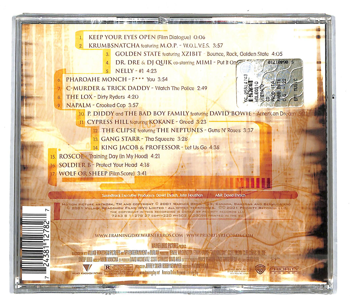 EBOND Various - Training Day (The Soundtrack) CD CD104147
