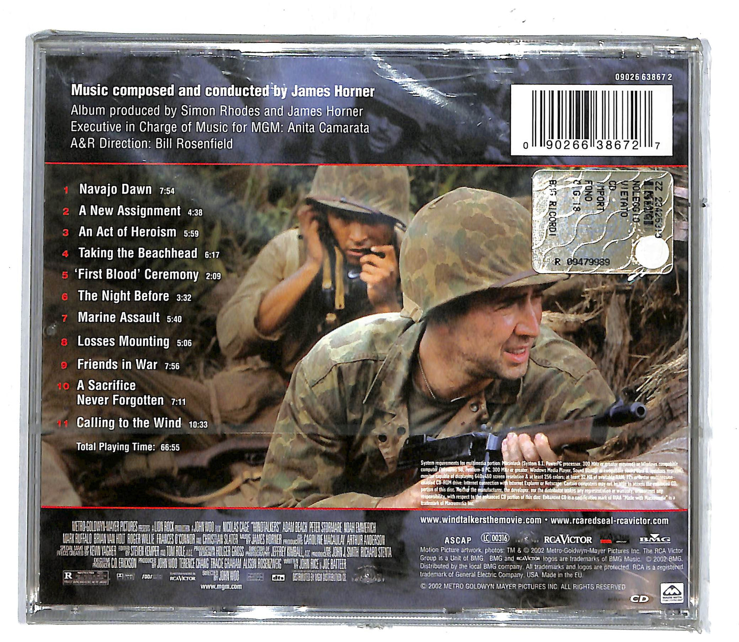 EBOND James Horner - Windtalkers Soundtrack CD CD104203