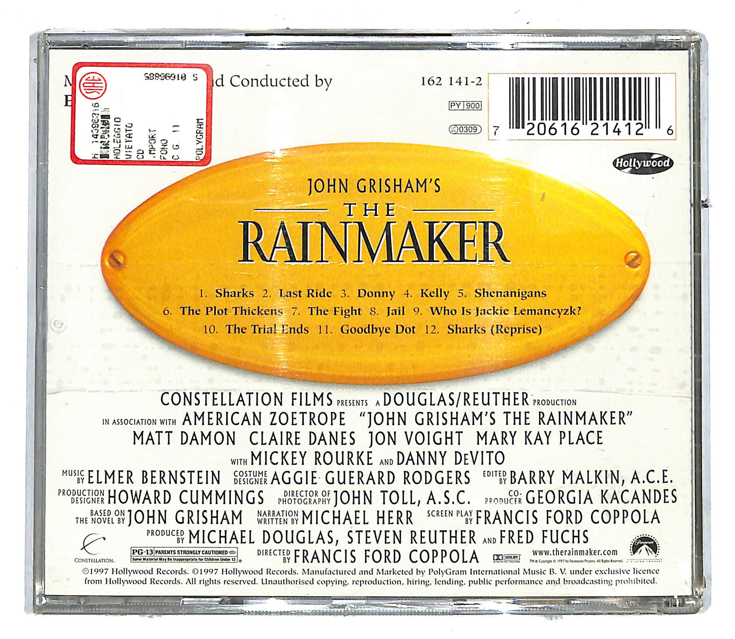 EBOND Elmer Bernstein - John Grisham's The Rainmaker CD CD104220
