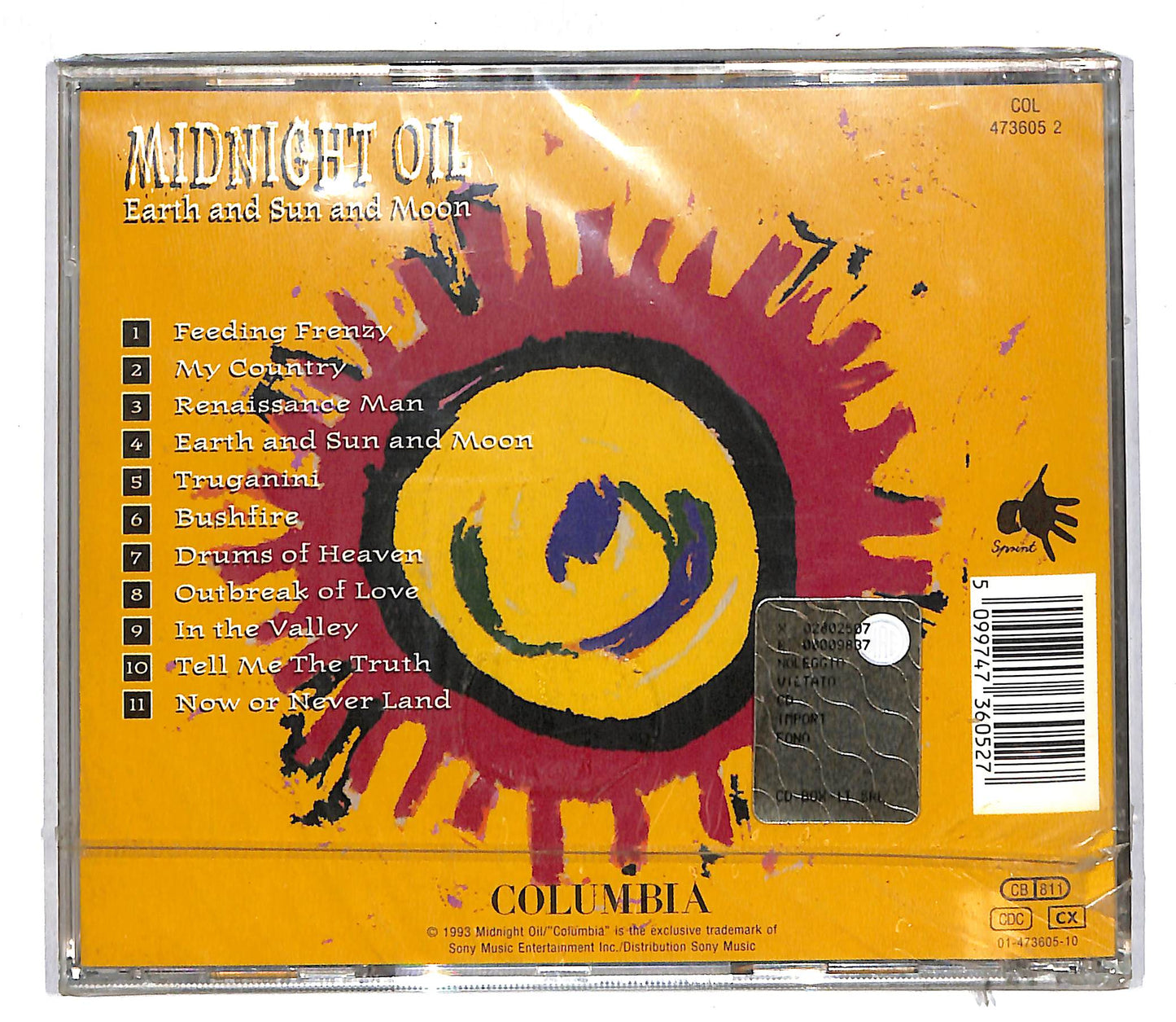 EBOND Midnight Oil - Earth And Sun And Moon CD CD104247