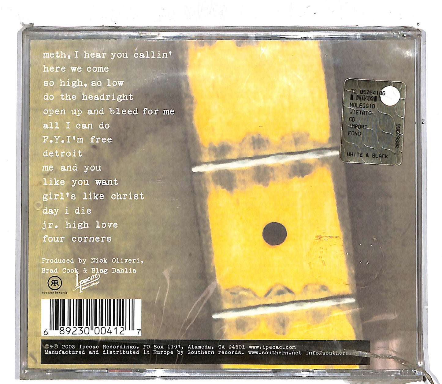 EBOND Mondo Generator - A Drug Problem That Never Existed CD CD104257