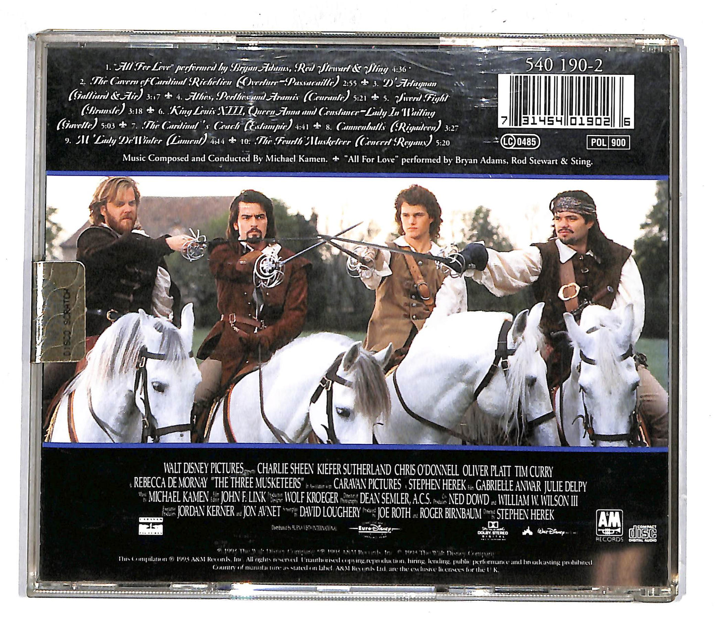 EBOND Michael Kamen - The Three Musketeers Original Soundtrack CD CD104304